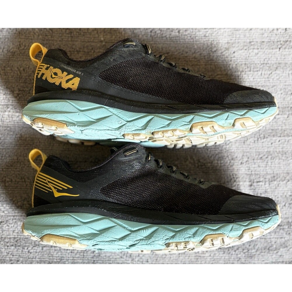 Hoka One One Challenger Sneaker Black Shoes ATR 5 1104094-AASN Women's Size 8.5